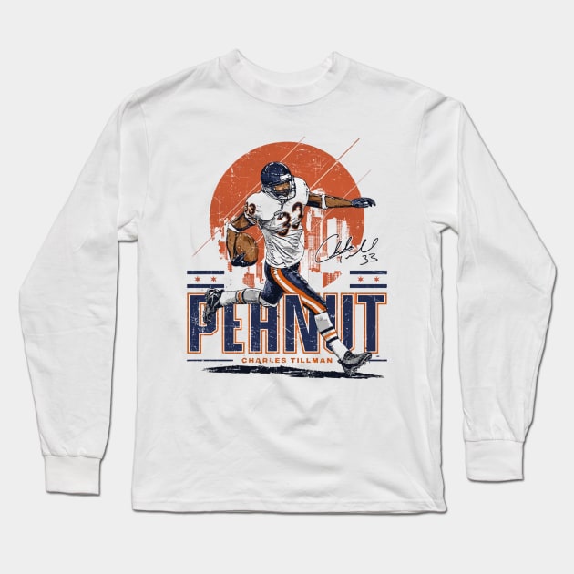 Charles Tillman Chicago Skyline Long Sleeve T-Shirt by MASTER_SHAOLIN